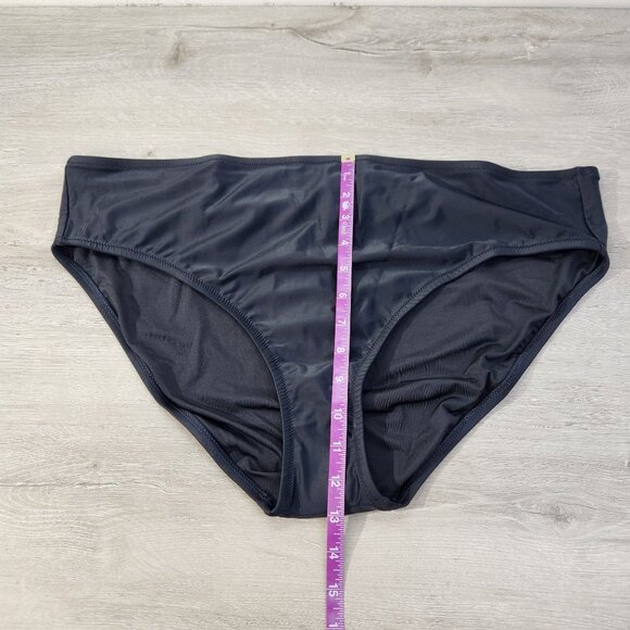 J. Crew Black Full Coverage Bikini Briefs New With Tags Womens Size 2X - Picture 5 of 16